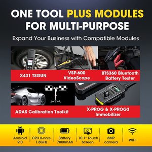 เครื่องมือวิเคราะห์เครื่องยนต์ OBD2 รุ่น X431 Pro5 ปี 2016 สำหรับยานยนต์ รองรับ 86 ยี่ห้อรถยนต์ ได้รับการรับรองมาตรฐาน CE - Product Image 3