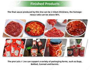 Máquina automática de procesamiento de salsa de chile verde comercial a gran escala de 1000 Kg/H, máquina para hacer salsa picante - Product Image 6