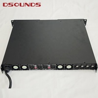 Amplificateur de puissance 4 canaux 4x1350W avec PFC, amplificateur de puissance numérique largement applicable pour système Line Array