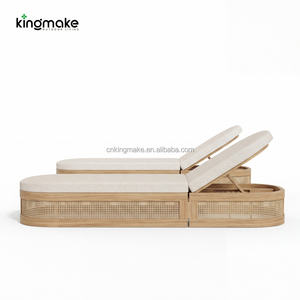 Set di Mobili da Esterno Resistenti, Lettino Prendisole Moderno <span class=keywords><strong>per</strong></span> Hotel e Piscina, Sedia a <span class=keywords><strong>Sdraio</strong></span> <span class=keywords><strong>per</strong></span> Resort - Product Image 4