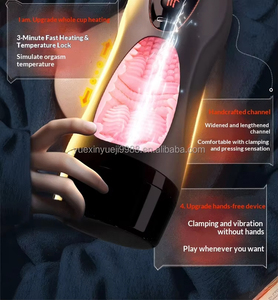 Copa de Masturbación Masculina Totalmente Automática, Resistente al Agua IPX6, 10 Frecuencias de Vibración, Calentamiento, Sensación Realista al Tacto, Shikoku - Product Image 6