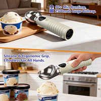Cuchara para Helado Recargable, Resistente al Agua IP67, Autocalentable, Calentamiento Rápido, Portátil, Ayudante Diario de Cocina, Cuchara para Helado con Calefacción