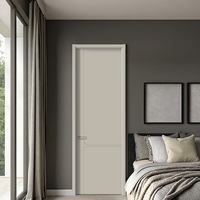 Porte latérale moderne en bois massif pour usage intérieur dans chambre, hôtel, maison, bureau