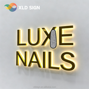 Lettres lumineuses personnalisées pour enseignes d'entreprise, lettres de signalisation, enseignes rétroéclairées, lettres en métal, lettres en <span class=keywords><strong>canal</strong></span> LED - Product Image 3