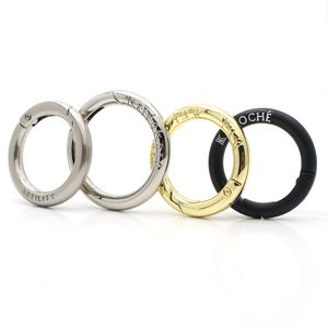 En Yüksek Kalite Bir İnç Yuvarlak Karabina Metal Anahtarlık Halkası Toka Çanta Aksesuarları Özel Logo Yaylı O Halkaları <span class=keywords><strong>D</strong></span> Halkaları - Product Image 5