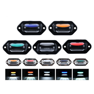 DC 12V/24V double couleur LED <span class=keywords><strong>remorque</strong></span> lumière latérale lentille claire plaque d'immatriculation Signal et Spot lumineux pour camions nouvel état - Product Image 6