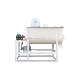Mélangeur à ruban horizontal Haihua Hh-250 Hh-500 Hh-1000 Hh-2000 Bibo Hh, capacité 1 tonne/heure, en acier inoxydable pour poudre - Product Image 1