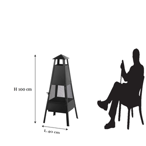Nuevo diseño, venta al por mayor, Estufa de <span class=keywords><strong>pellets</strong></span> exterior de fácil montaje para <span class=keywords><strong>chimenea</strong></span>, <span class=keywords><strong>chimenea</strong></span> de acero de leña - Product Image 2