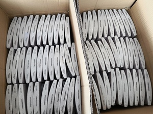 Lima de Uñas Profesional Lavable con Logotipo Personalizado, Limas de Uñas y Raspador Gris Zebra con Logotipo Profesional - Product Image 5