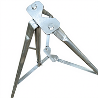 Trépieds d'échafaudage Ringlock réglables 48,3 mm compatibles, étais en acier à démontage facile pour support de construction temporaire