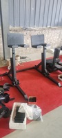Supports pour haltères avec système pivotant, équipement de musculation pour salle de sport, supports pour haltères réglables