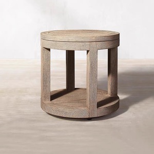 Modern Weather-resistant steel <b>Outdoor</b> <b>Side</b> <b>Table</b> Set for Hotel Garden Poolside Villa hotel Patio Use dining <b>table</b> - Product Image 1
