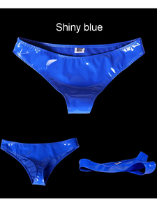 Sous-vêtements S-XXL en PVC effet mouillé, cuir PU brillant, style slip, <span class=keywords><strong>short</strong></span>, bikini, <span class=keywords><strong>tanga</strong></span>, culotte sexy, collant, lingerie, clubwear - Product Image 6
