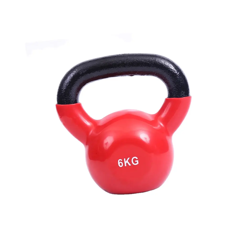 Hot Strength Training Gym Workout Fitness Equipment Competition Kettle bell Painted Cast Iron Kettle bell