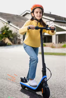 Trottinette électrique de haute qualité Ninebot C2 Pro, vitesse maximale de 16 km/h, avec batterie au lithium pour enfants, pneus creux de 7 pouces