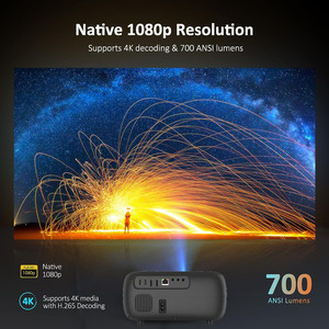2025 LCD LED Auto Portable Home <b>Projector</b> With 4K Resolution Stereo Smart Features Q9 <b>Android</b> Video <b>Projector</b> Q9 - Product Image 5