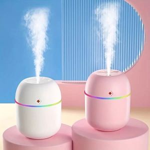 Humidificador USB de Escritorio, Portátil, con Luces de Colores, Ultrasónico, 220 ml, Mini Aromaterapia para el Hogar, Auto, Regalo Empresarial - Product Image 2
