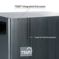 Système de stockage d'énergie domestique tout-en-un portable TSOL-DCU2000Lite, batterie au lithium empilable 200Ah 51.2V 2-10kW, hybride réseau IP65