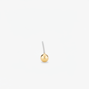Pendientes de botón finos con parte trasera plana en forma de mini esfera de Piercing Studio - Product Image 1