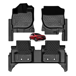 Alfombrillas de TPE impermeables para coche, para todas las estaciones, 5 asientos, LHD, aptas para Honda City, venta al por mayor - Product Image 1
