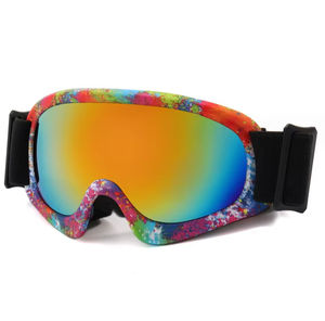 新款定制红色粉色滑冰护目镜雪板滑雪护目镜适合儿童青少年青少年男孩和女孩 - Product Image 2