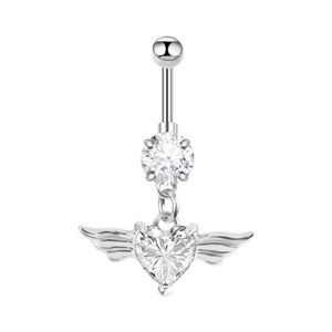 Anneaux de <span class=keywords><strong>nombril</strong></span> chirurgical aile d'<span class=keywords><strong>ange</strong></span> pour femmes filles anneaux de <span class=keywords><strong>nombril</strong></span> en acier inoxydable bijoux de <span class=keywords><strong>piercing</strong></span> en gros de Chine - Product Image 6