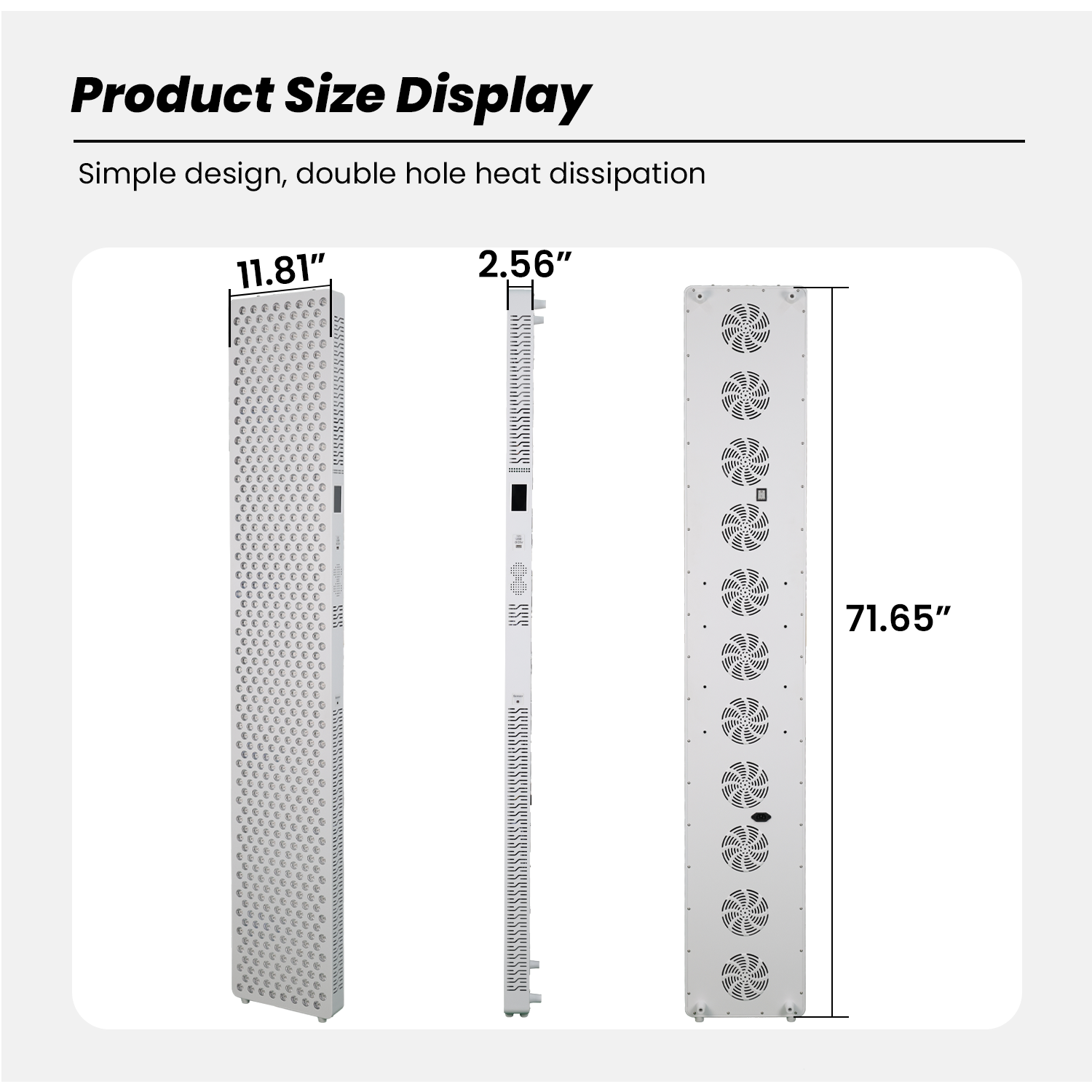 8/9/10 waves optional/576pcs led/5W/RLPRO600MAX-X2