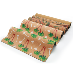 Logotipo personalizado antideslizante respetuoso con el medio ambiente TPE goma Yoga mate corcho esterillas de Yoga para mujeres Yoga <span class=keywords><strong>Pro</strong></span> Mat - Product Image 5