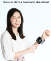 Prix de gros Appareil de mesure de la pression artérielle au poignet, tensiomètre électronique intelligent portable et automatique au poignet
