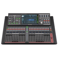 Consola de Mezcla Digital Profesional de 16/20/24/32 Canales, Fader Motorizado, Pantalla Táctil, Control por WiFi, Serie DM