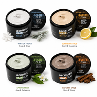 Cire coiffante mate pour hommes OEM, tenue forte, contrôle du volume et de la texture, non grasse, produit capillaire à marque privée