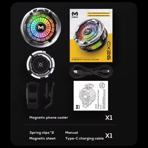 Memo CX26อัลตร้า30W แม่เหล็กเซมิคอนดักเตอร์หม้อน้ำสูงโทรศัพท์คูลเลอร์พร้อมหน้าจอแสดงอุณหภูมิสำหรับเกมเมอร์ pubg - Product Image 1