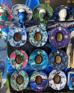 Venta al por mayor verano salvavidas sombrero de paja bajo el ala impresión personalizada América Sombrero sombrero de playa Surf salvavidas con logotipo sombrero de paja - Product Image 6