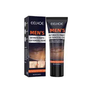 自有品牌EELHOE男士全身脱毛霜，用于私密部位腋下腿部胸部面部毛发