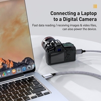 Cable de Disco Duro USB C a Micro USB 3.0 B, Cable de Datos USB C a Micro B para Discos Duros Externos WD Elements, Seagate y Samsung