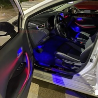 Pour Toyota Corolla/Levin 2019+ : Bande de garniture de finition en fibre de carbone pour éclairage d'ambiance intérieur de voiture