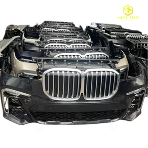 Pour <span class=keywords><strong>BMW</strong></span> <span class=keywords><strong>730i</strong></span> 760i G12 F02 : Pare-chocs complet avec calandre, ventilateur de radiateur, feux antibrouillard, phares LED, lèvre avant et composants avant - Product Image 6
