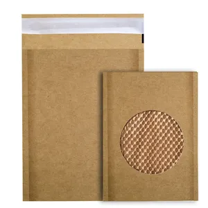 Recycled Kraft Brown Packaging Shipping Honeycomb Mailers Paper Bag