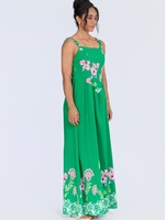 Nouvelle robe décontractée pour femmes, à bretelles, à imprimé floral estival, respirante, en gros
