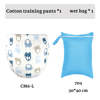 Couches lavables et réutilisables en bambou imperméables pour bébés Sous-vêtements pour l'apprentissage de la propreté
