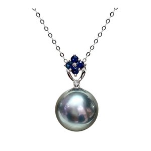 Bordures de bijoux vierges en or 18 carats, polies et brillantes, serties de diamants naturels éclatants et de saphirs profonds - Product Image 3