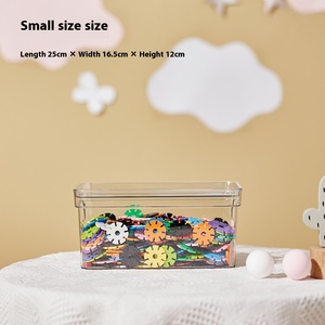 Moderno transparente plástico armazenamento caixa para o Natal <span class=keywords><strong>Building</strong></span> <span class=keywords><strong>Blocks</strong></span> Toy armazenamento com injeção PET Toy acabamento - Product Image 6