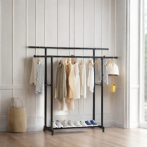 Factory New Design Tragbarer vertikaler Kleider ständer Kids Adult Durable <span class=keywords><strong>Metal</strong></span> Kleider ständer - Product Image 5
