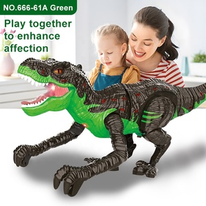 2.4G Simulation Fernbedienung Dinosaurier Spielzeug Kunststoff RC Dinosaurier mit Lichtern und Sound Stromquelle - Product Image 4