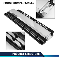 Kit de carrosserie complet avec calandre avant d'usine pour Toyota 4Runner Limited 2014-2019, pièce de rechange en plastique ABS pour calandre de voiture