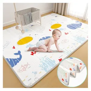 Best Selling Reversible Waterproof Anti slip Baby Play Mat Foldable Baby Floor Mat