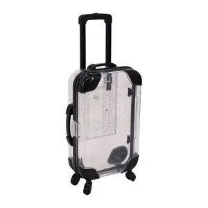 가장 인기있는 미니 수하물 속눈썹 포장 여행 가방 개인 라벨 귀여운 미니 여행 가방 속눈썹 상자