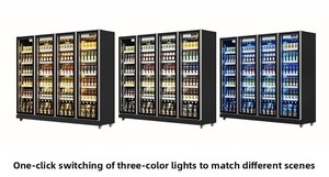 Enfriador de Vino de Vidrio con Ventilador y Luz LED Comercial para Supermercado, Suministro de Fábrica, Exhibición de Bebidas - Product Image 2