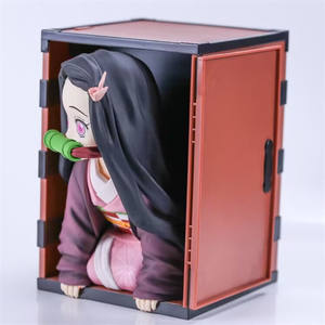 22CM cacciatrice di demoni: Kimetsu No Yaiba <span class=keywords><strong>Kamado</strong></span> <span class=keywords><strong>Nezuko</strong></span> in scatola di Popcorn Anime giocattolo in PVC - Product Image 5