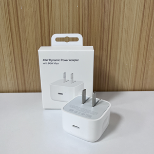 อะแดปเตอร์แปลงไฟไดนามิก 40W พร้อมกำลังไฟ 60W สำหรับที่ชาร์จ iPhone แบบ EU US UK ที่ชาร์จ iPhone 40W  ที่ชาร์จ iPhone Type-C 40W - Product Image 1